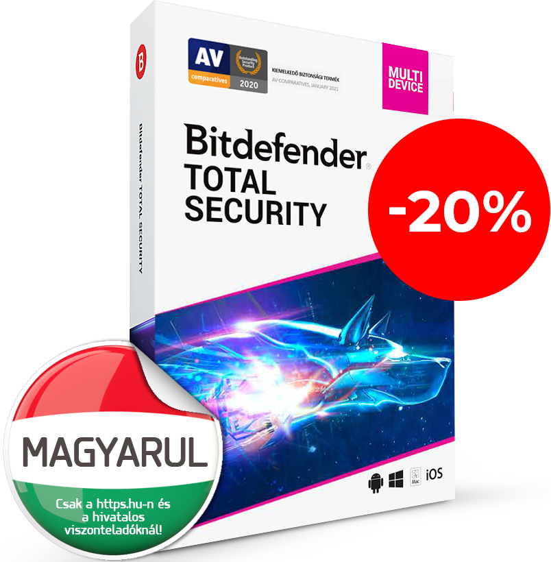 Bitdefender Total Security vírusirtó