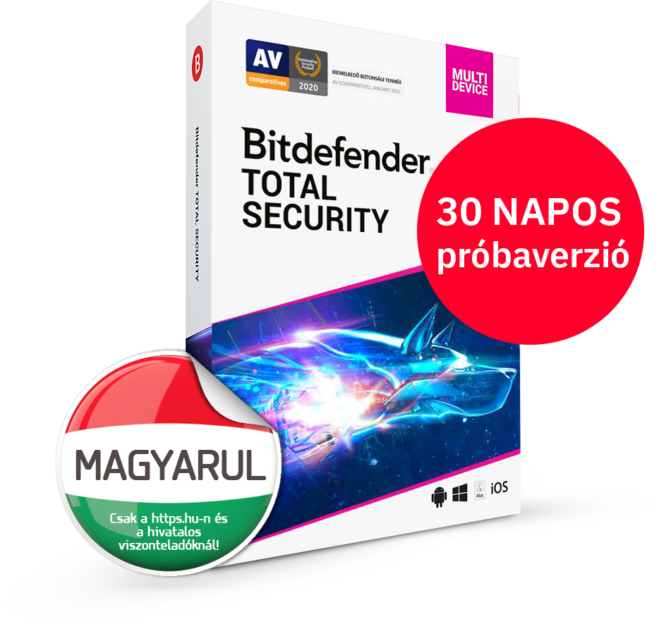 Bitdefender Total Security Vírusirtó Próbaverzió Bitdefender Total Security Vírusirtó Próbaverzió